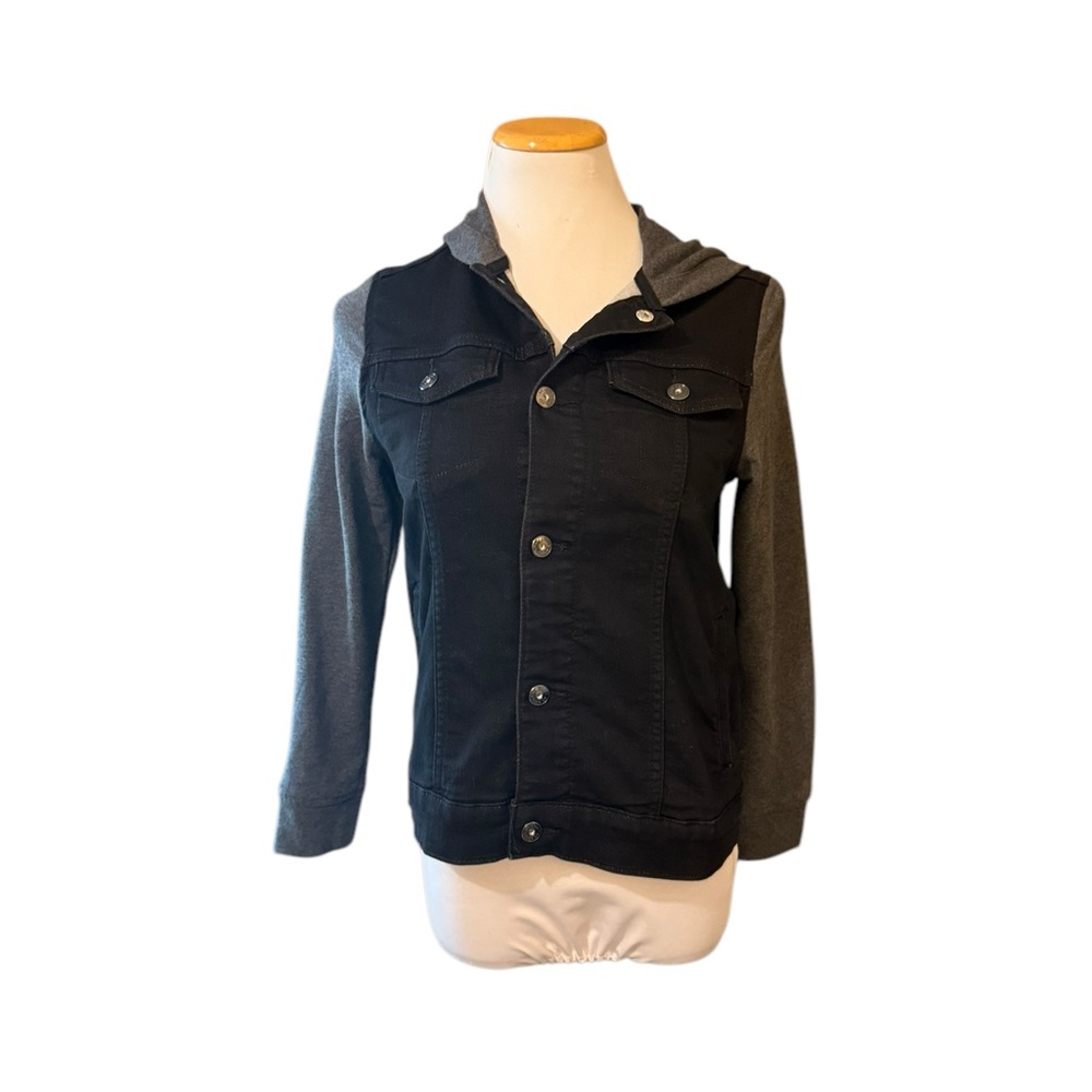 Art Class Black Demiand Gray Hooded Jacket